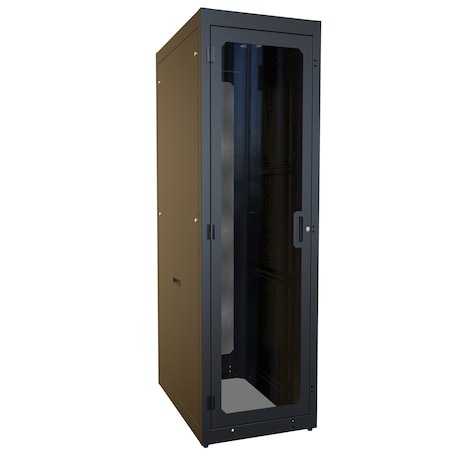 Hammond 24W 42U 36D C4RR Data Cabinet Assembly C4RR247336DBK1